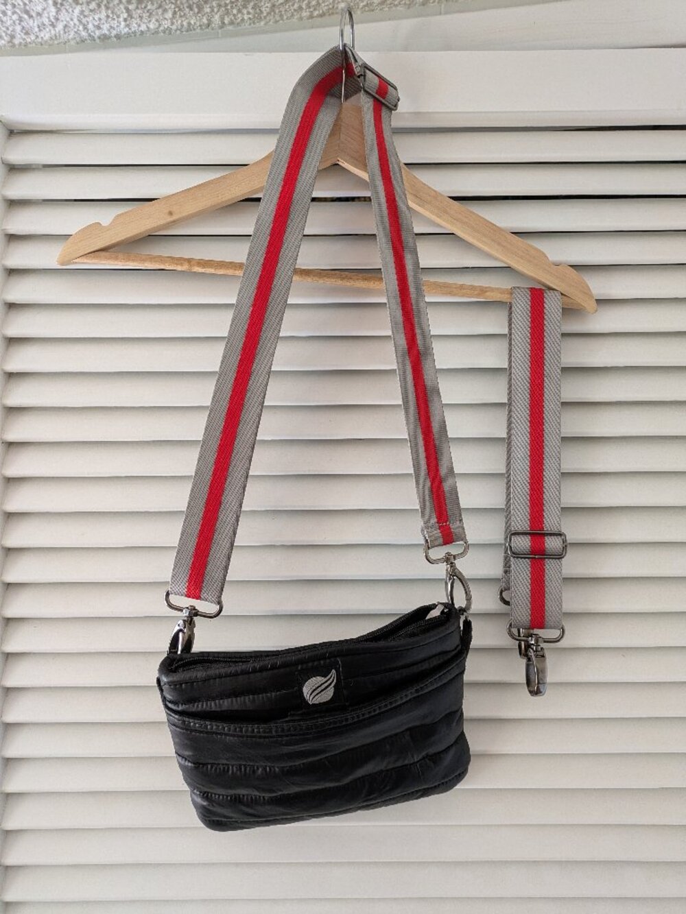 Think Royln black crossbody/belt bag